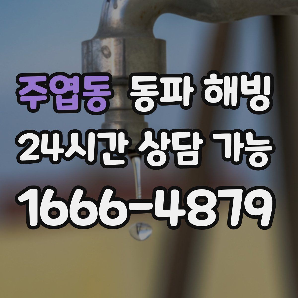 주엽동 동파 해빙 마당 수도 결빙 증상별 점검