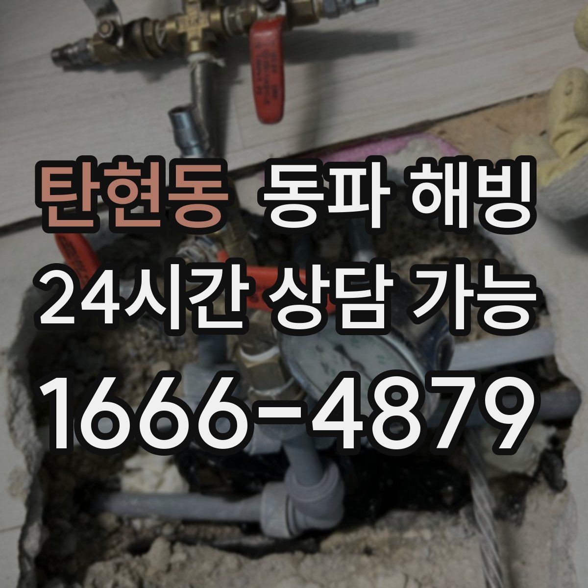 탄현동 동파 해빙 물기 있는 공간에서 조심해야 할 점