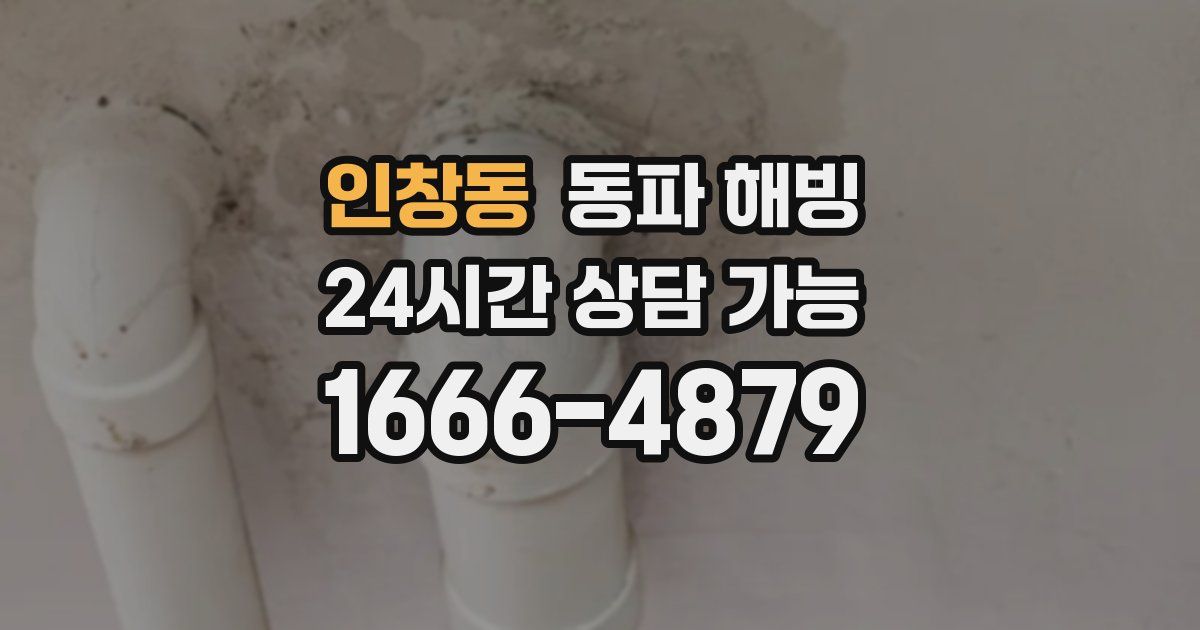 인창동 동파 해빙