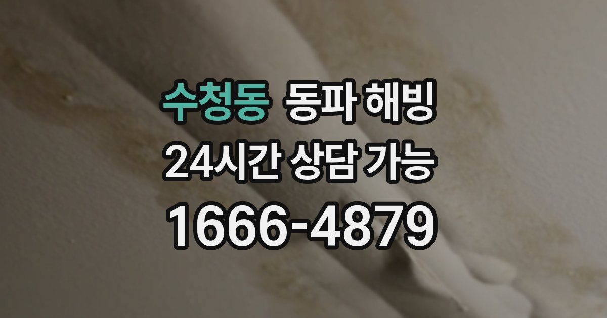 수청동 동파 해빙