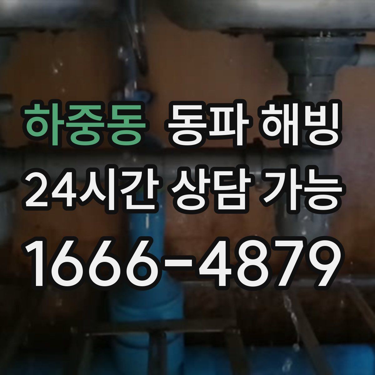 하중동 동파 해빙 급수 복구 후 주방 수전 테스트 포인트