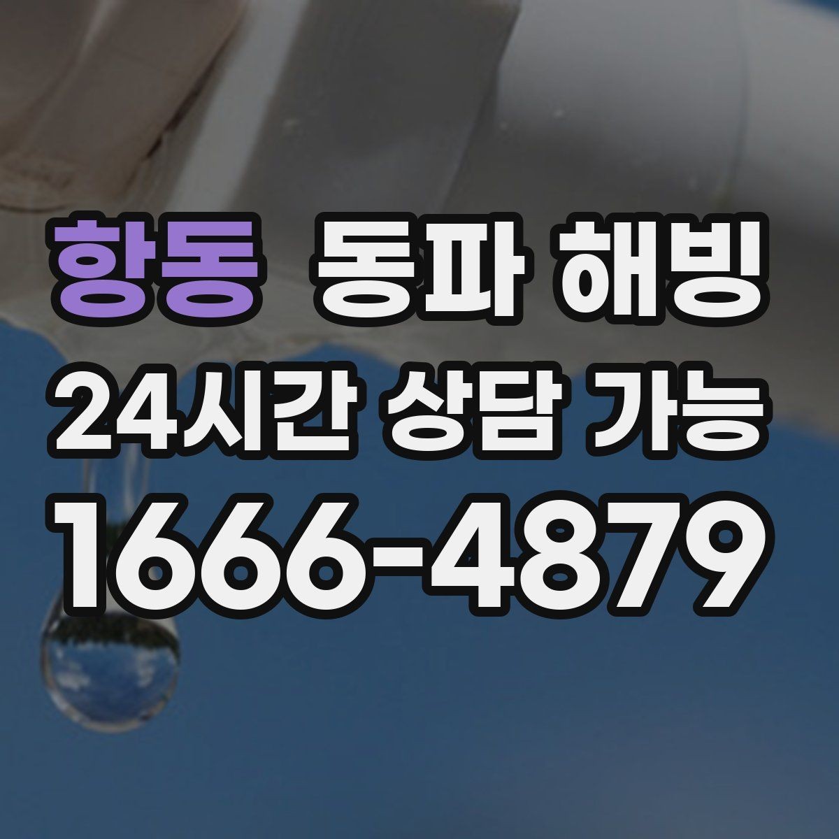 항동 동파 해빙 바람 드는 복도 쪽 라인 결빙 점검