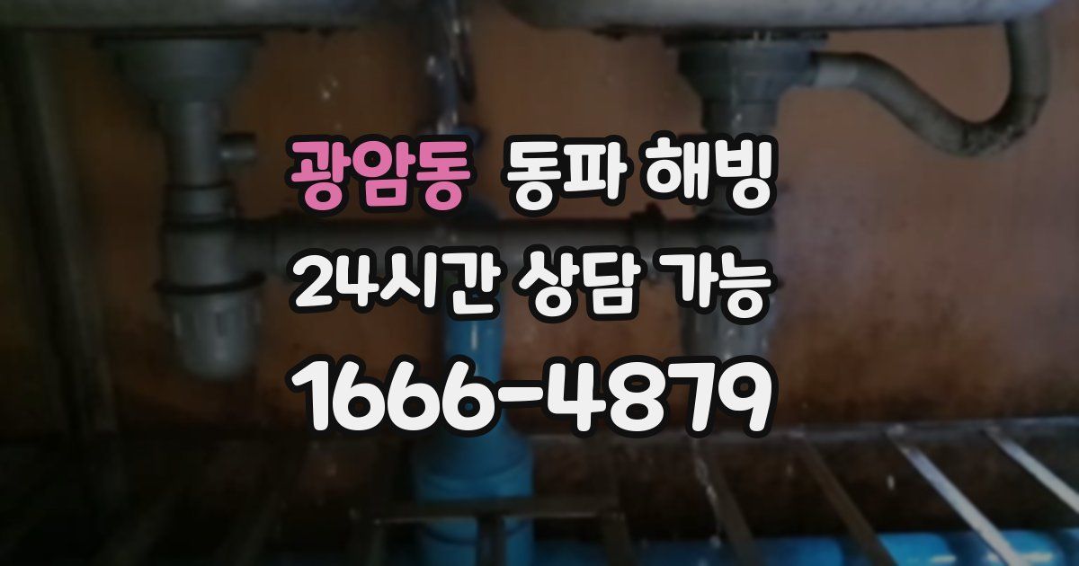 광암동 동파 해빙