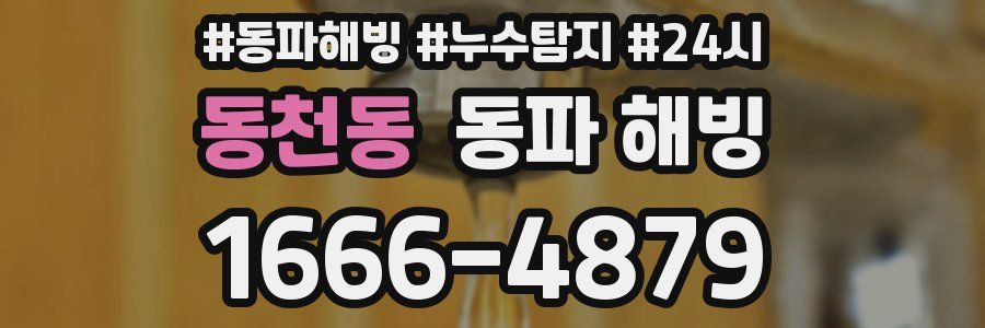 동천동 동파