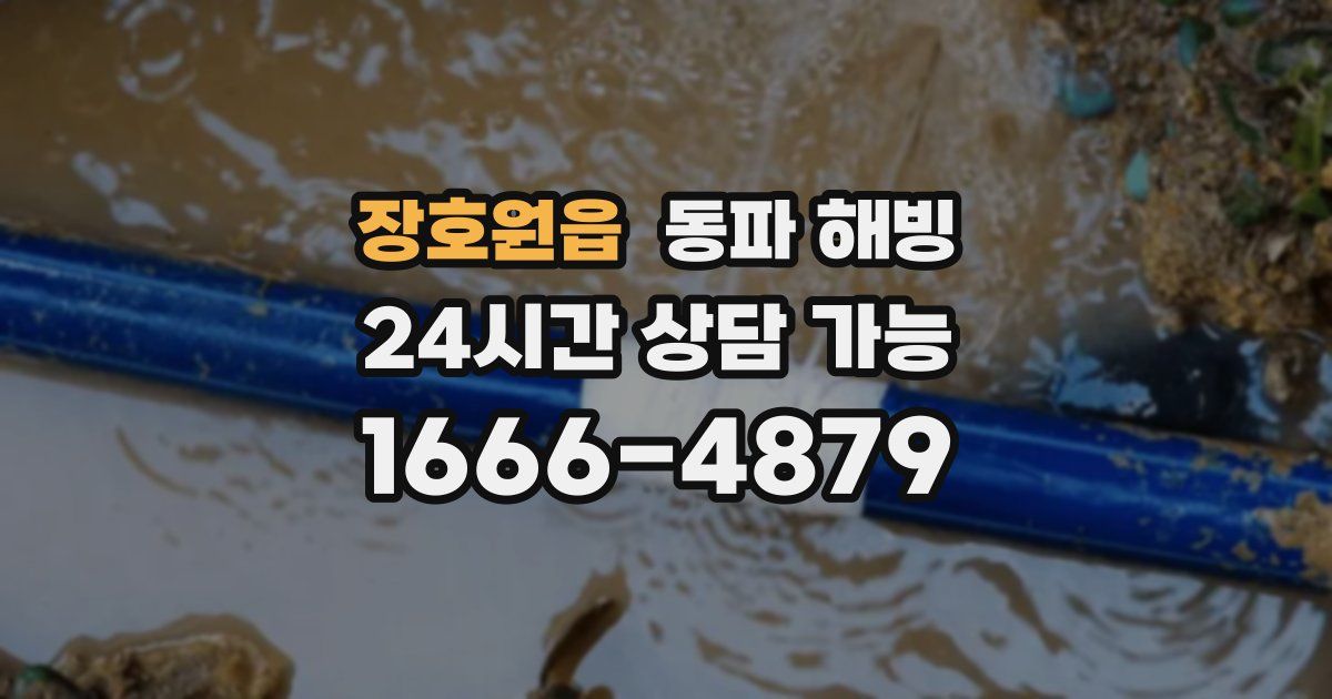 장호원읍 동파 해빙