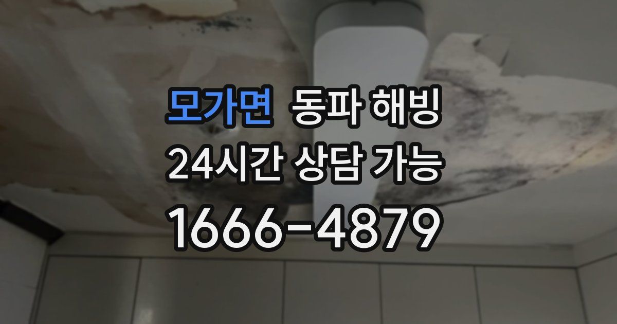 모가면 동파 해빙