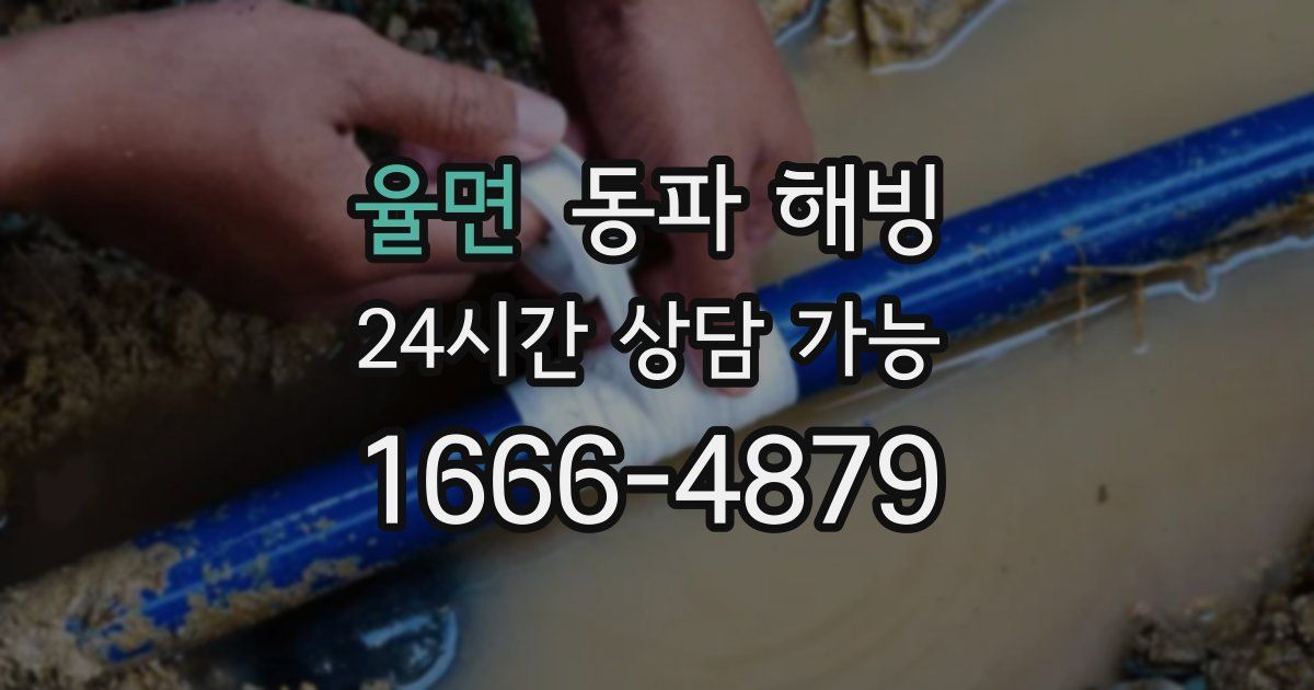 율면 동파 해빙