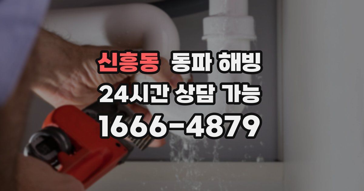 신흥동 동파 해빙