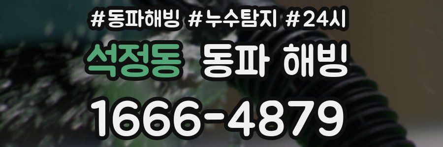 석정동 동파