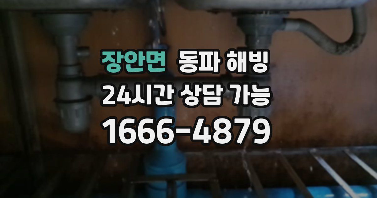 장안면 동파 해빙