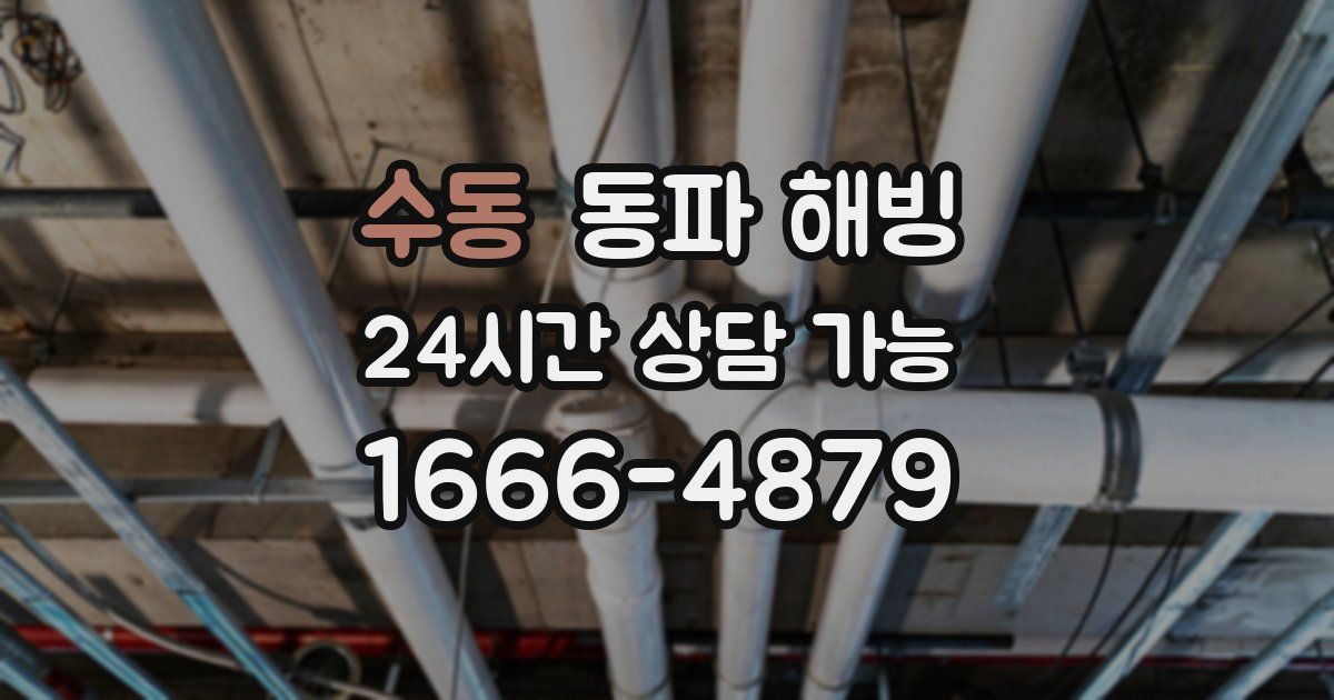 수동 동파 해빙