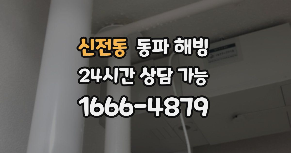 신전동 동파 해빙