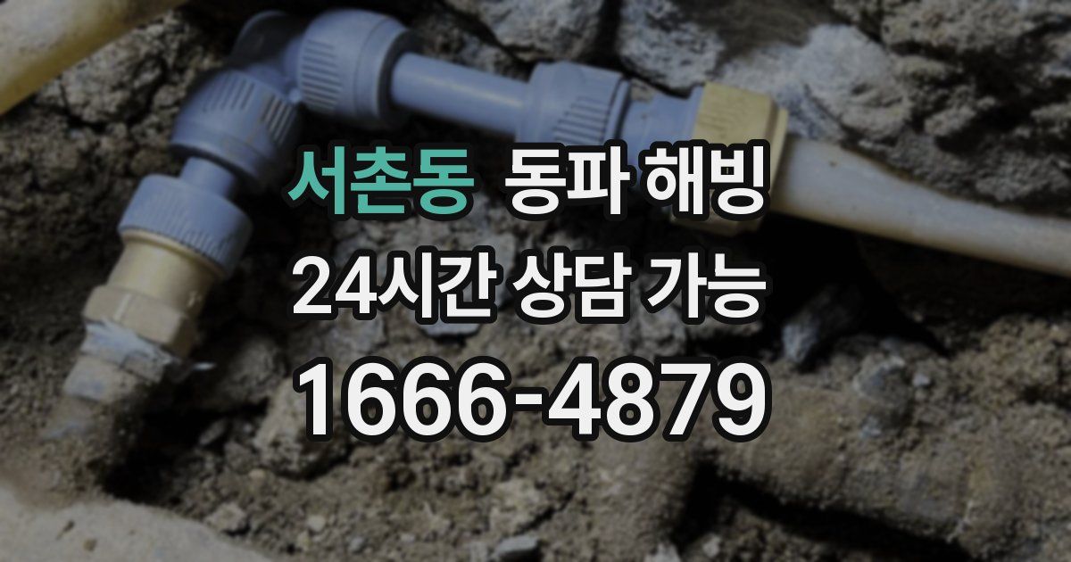 서촌동 동파 해빙