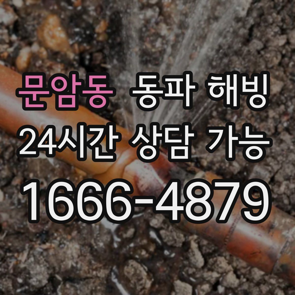 문암동 동파 해빙 카페 주방 물 안 나올 때 점검 포인트