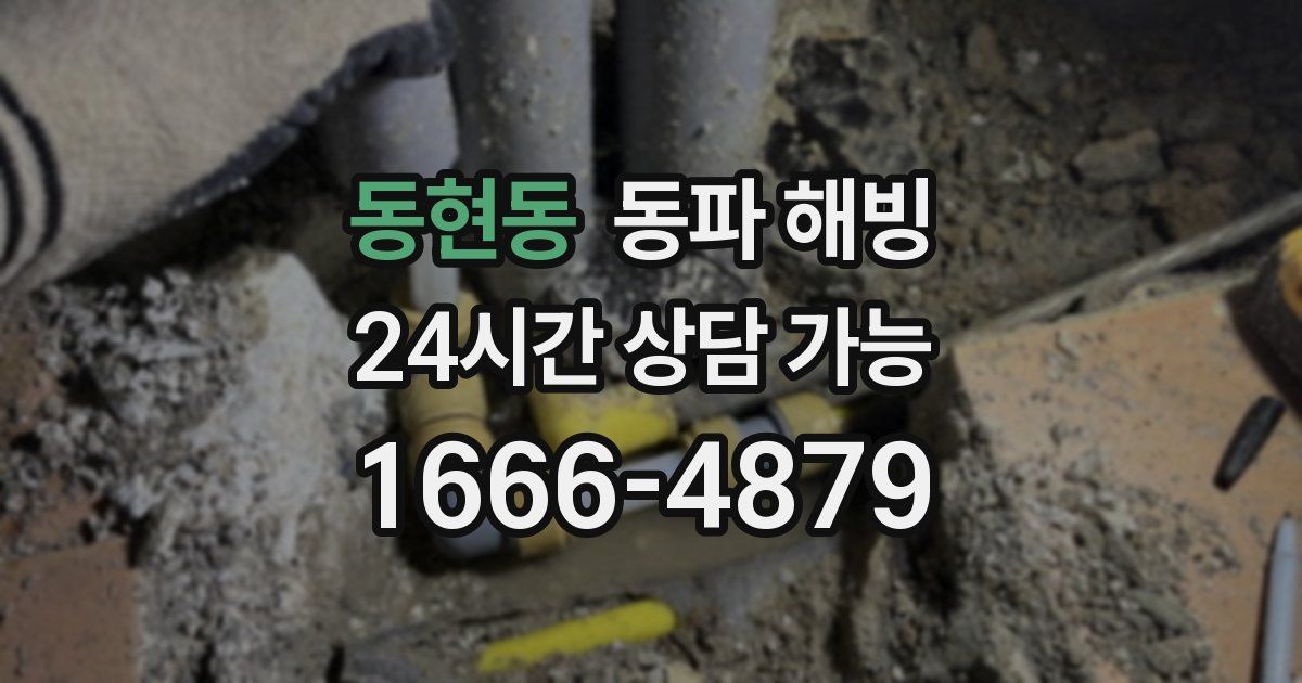 동현동 동파 해빙