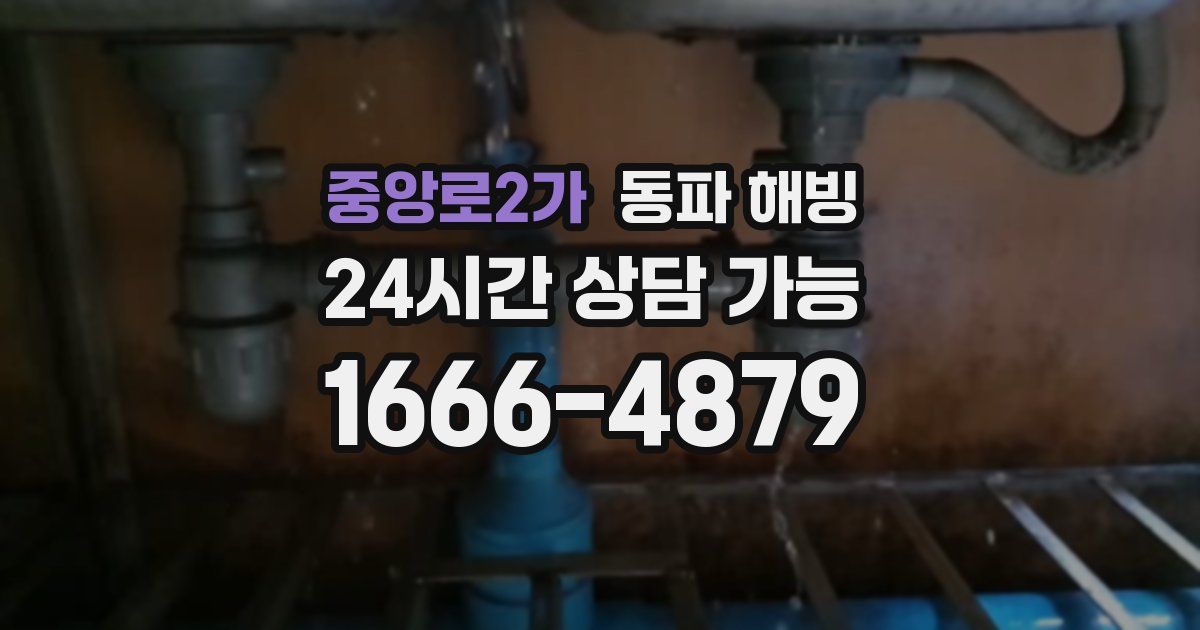 중앙로2가 동파 해빙