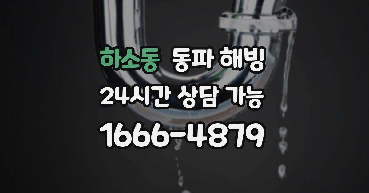 하소동 동파 해빙