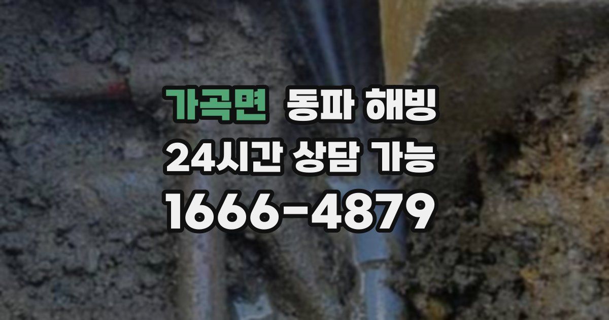 가곡면 동파 해빙