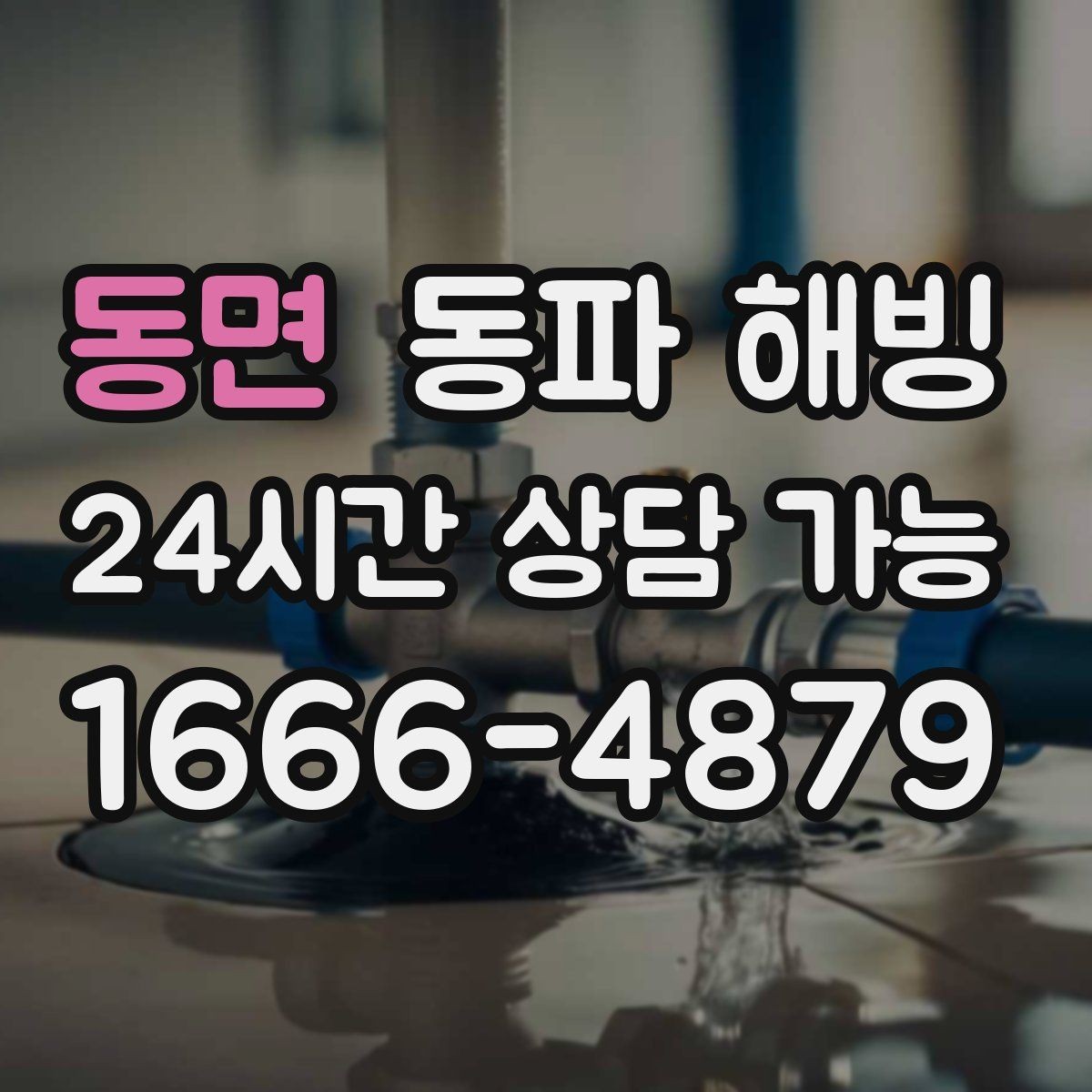 동면 동파 해빙 상가 급수 중단으로 급할 때 대처 정리