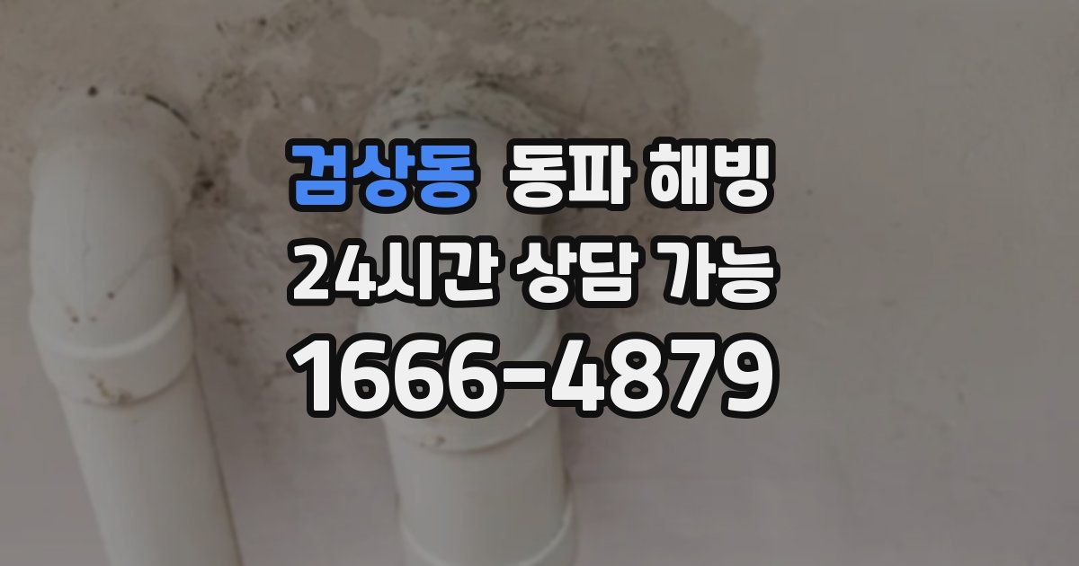 검상동 동파 해빙