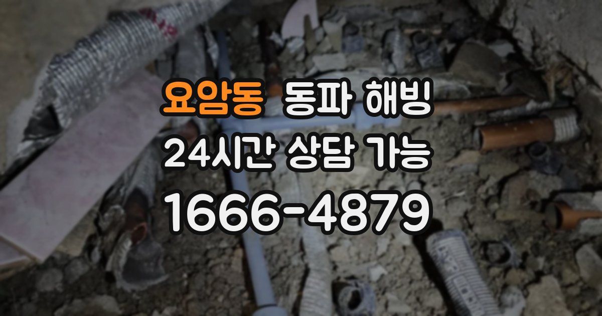 요암동 동파 해빙