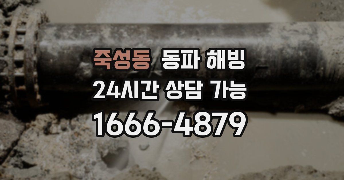 죽성동 동파 해빙