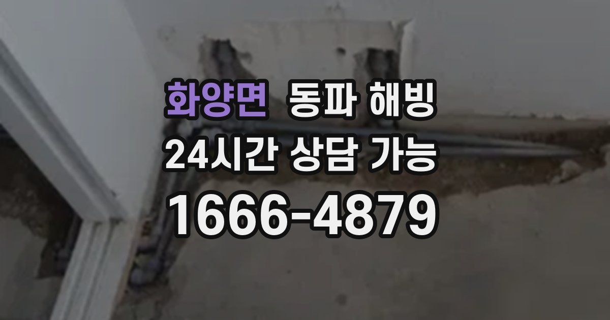 화양면 동파 해빙