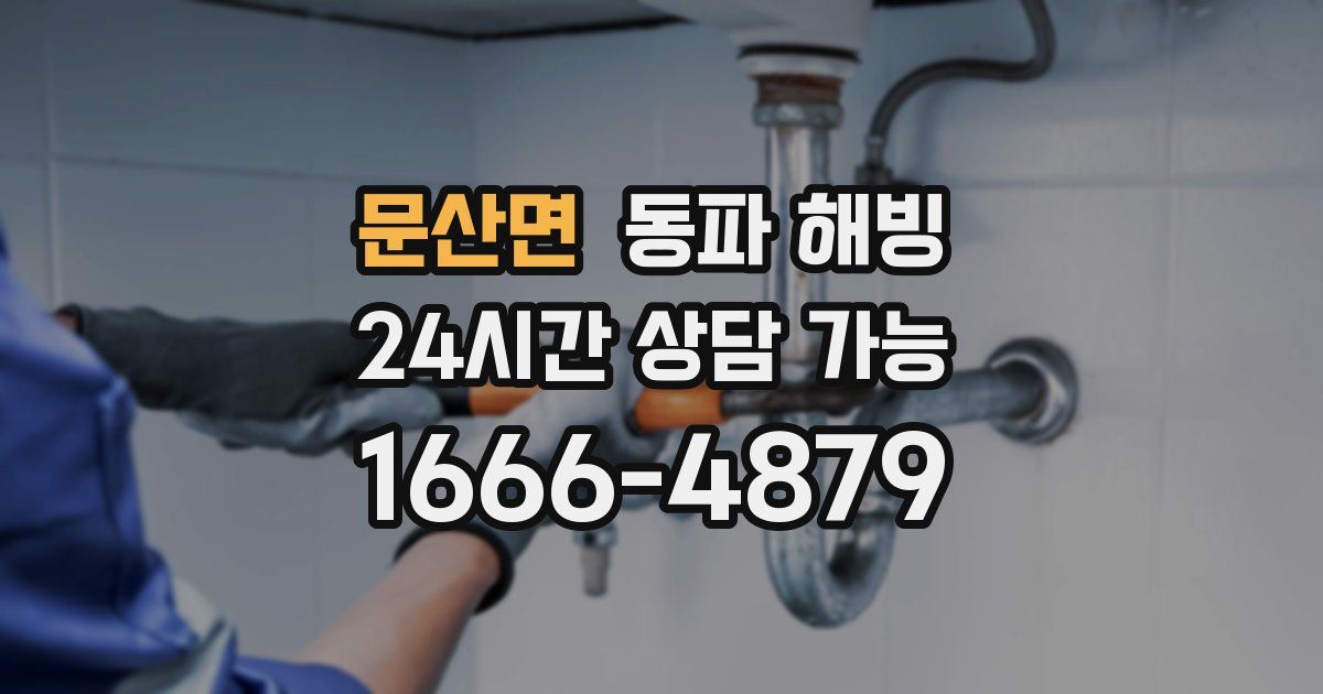 문산면 동파 해빙