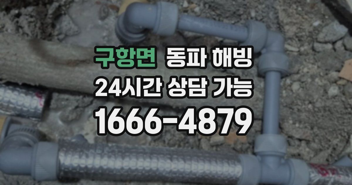 구항면 동파 해빙