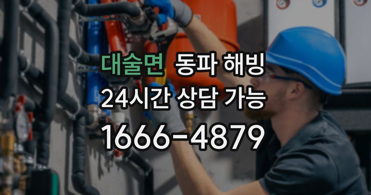 대술면 동파 해빙