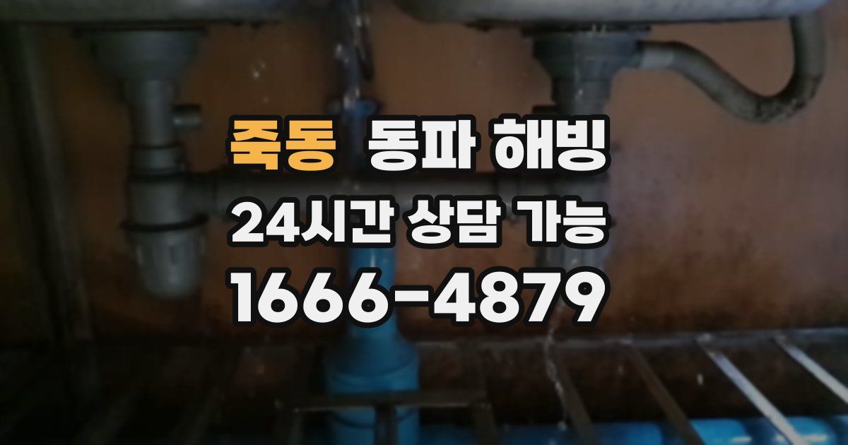 죽동 동파 해빙