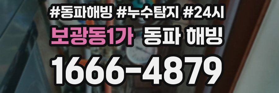 보광동1가 동파