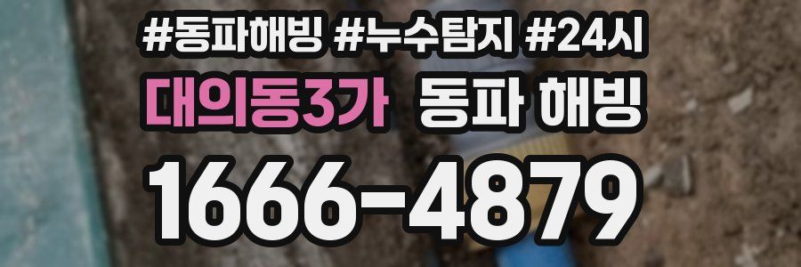 대의동3가 동파