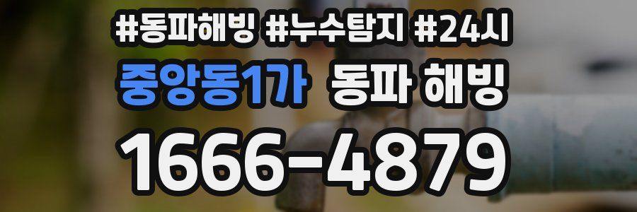 중앙동1가 동파