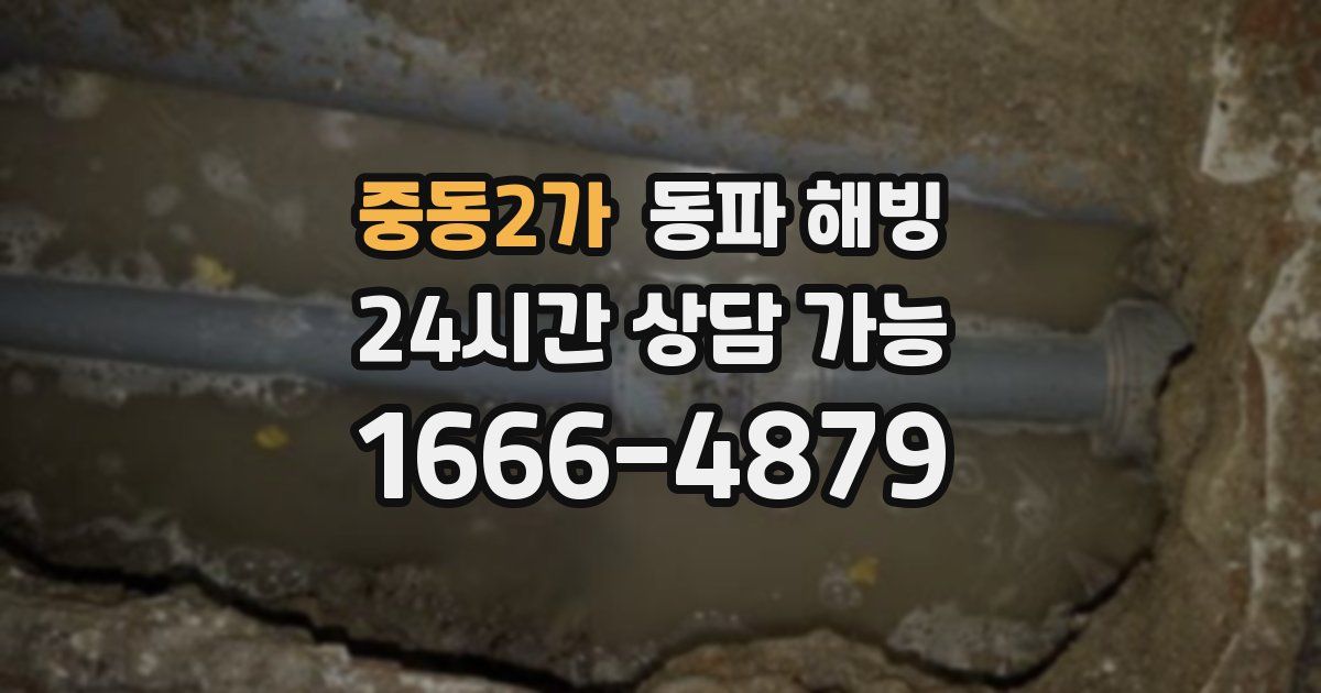 중동2가 동파 해빙