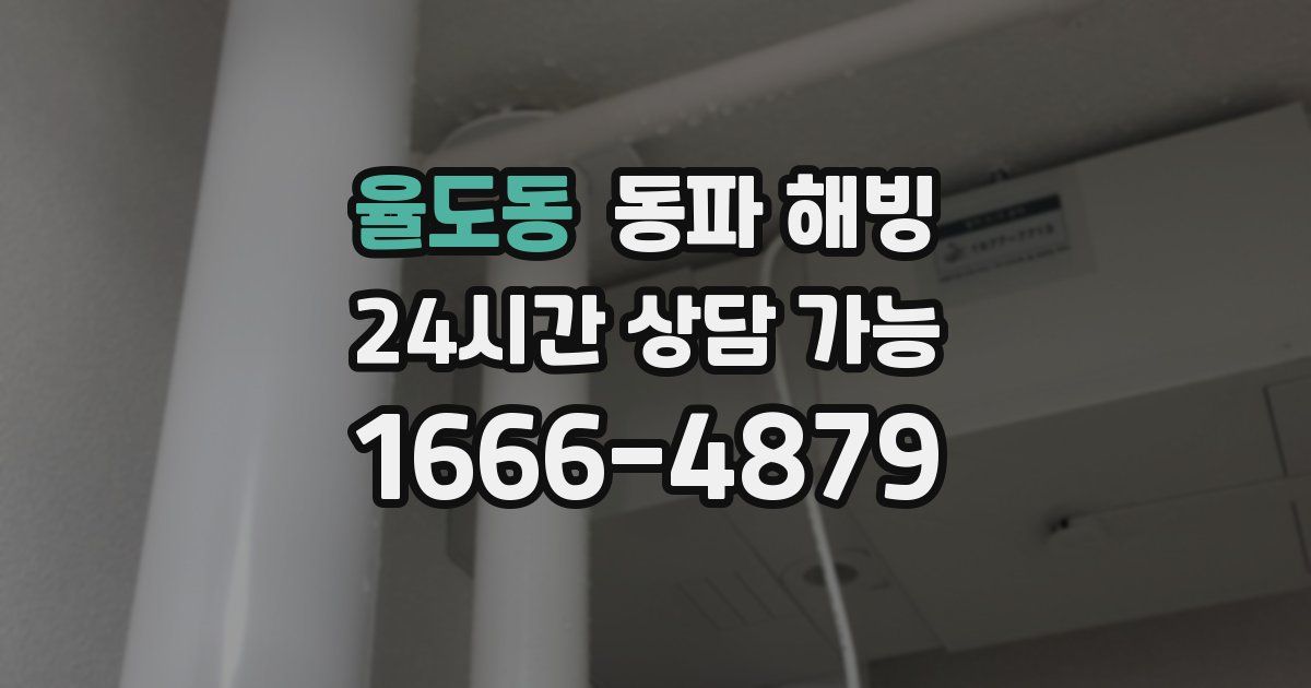 율도동 동파 해빙