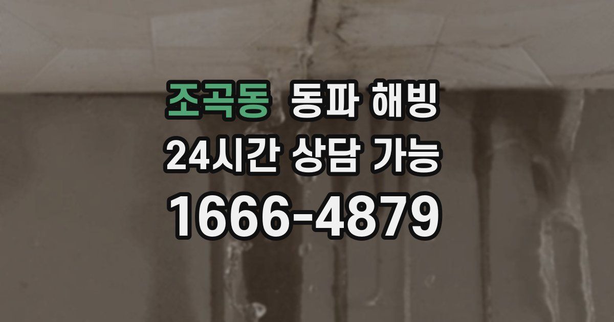 조곡동 동파 해빙