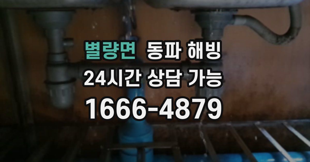 별량면 동파 해빙