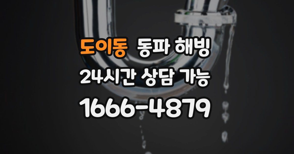 도이동 동파 해빙