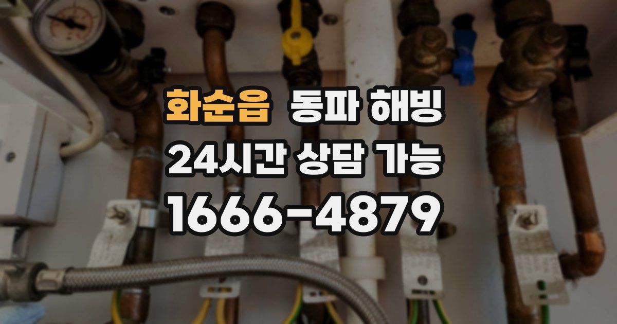 화순읍 동파 해빙