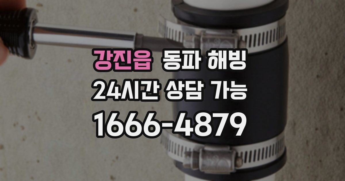 강진읍 동파 해빙