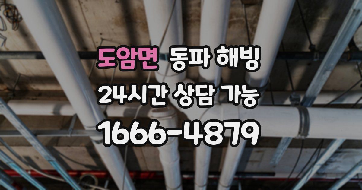 도암면 동파 해빙