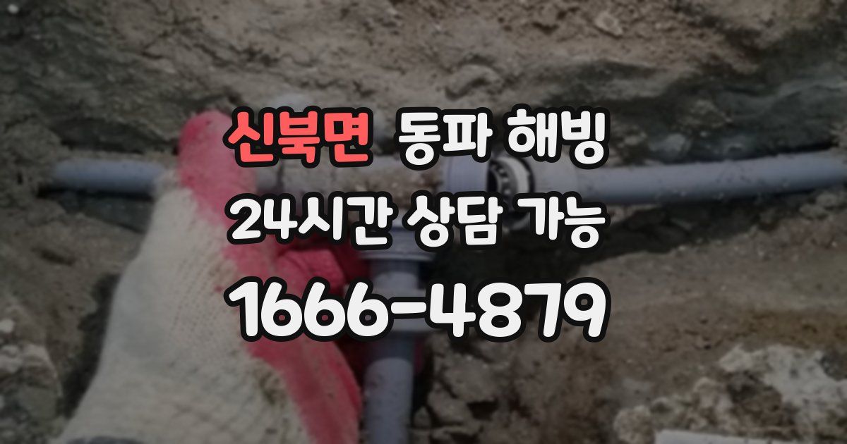 신북면 동파 해빙