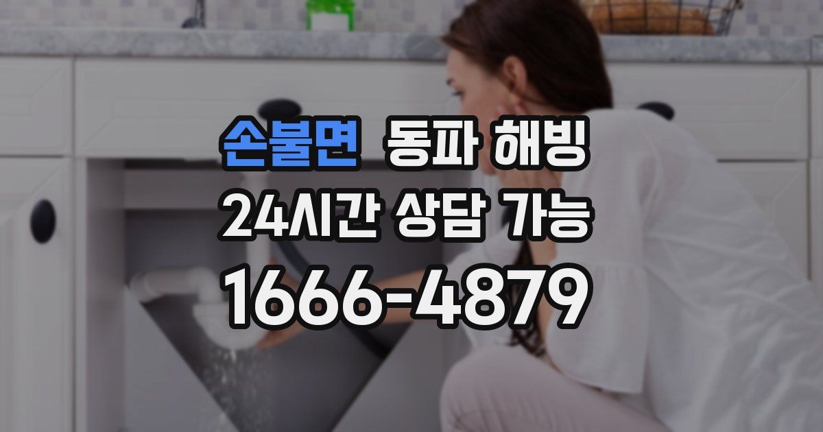 손불면 동파 해빙