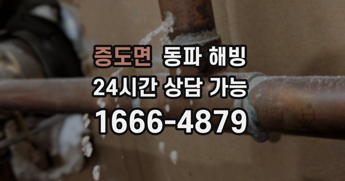 증도면 동파 해빙