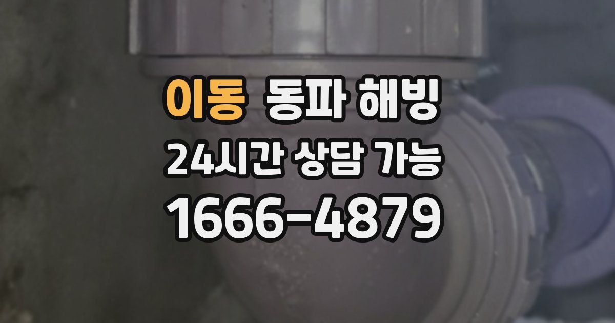 이동 동파 해빙