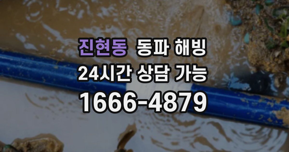 진현동 동파 해빙