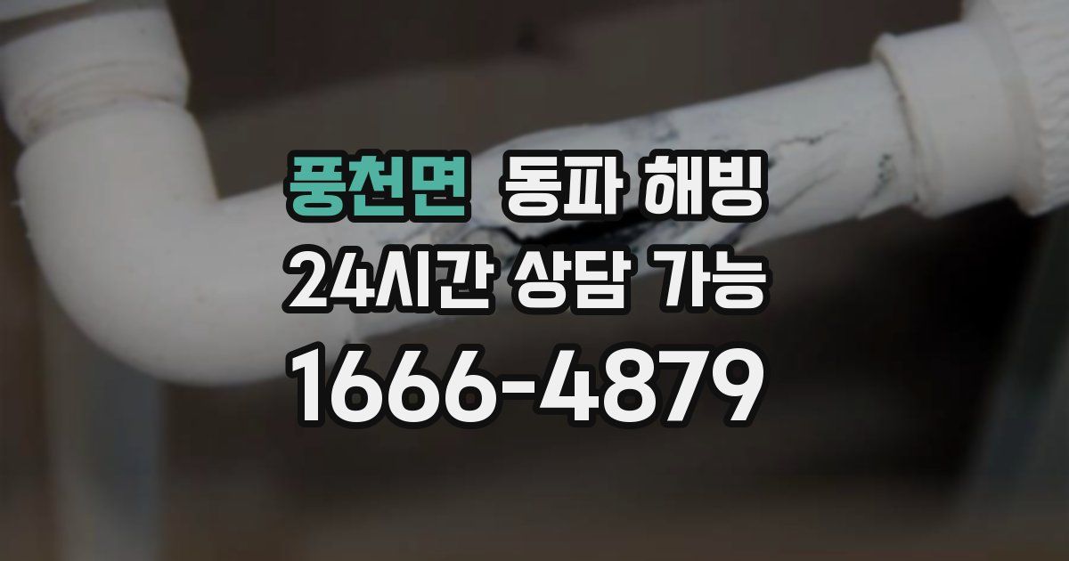 풍천면 동파 해빙