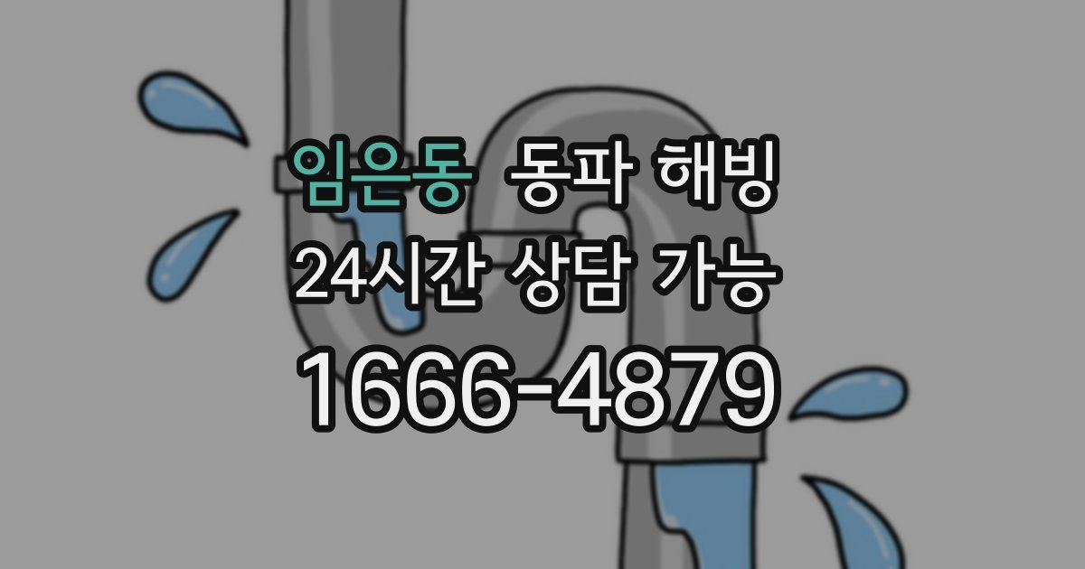 임은동 동파 해빙