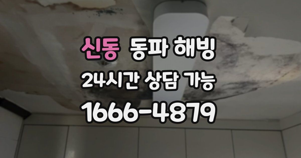 신동 동파 해빙